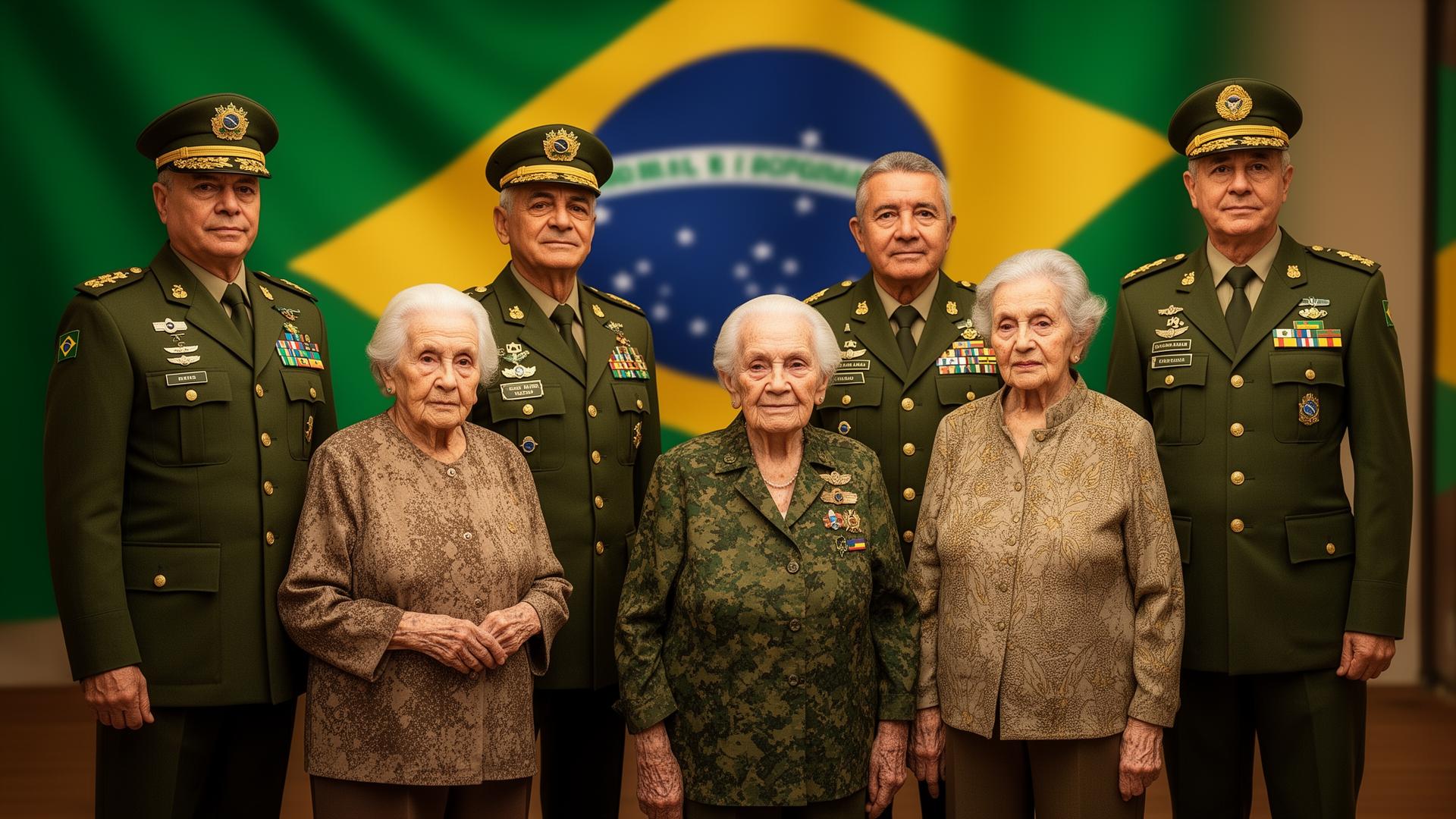 Militares e pensionistas brasileiros